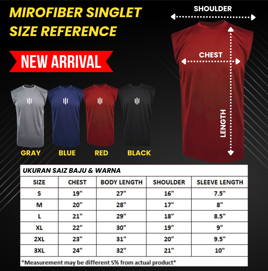Ultra Tee Microfiber Singlet For Men