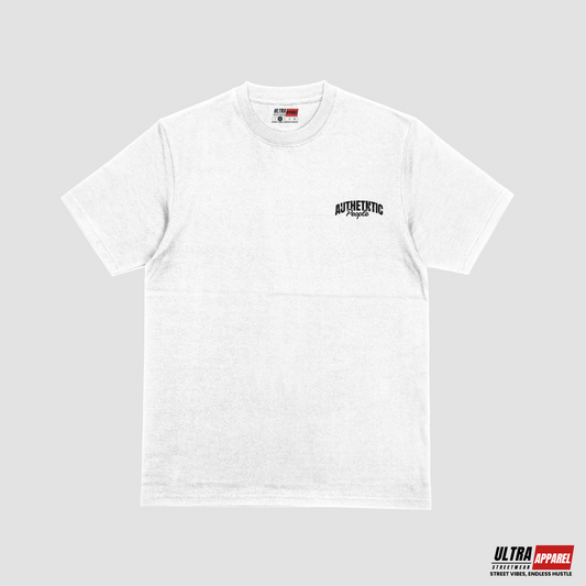 T-shirt grafik "Never Settle"